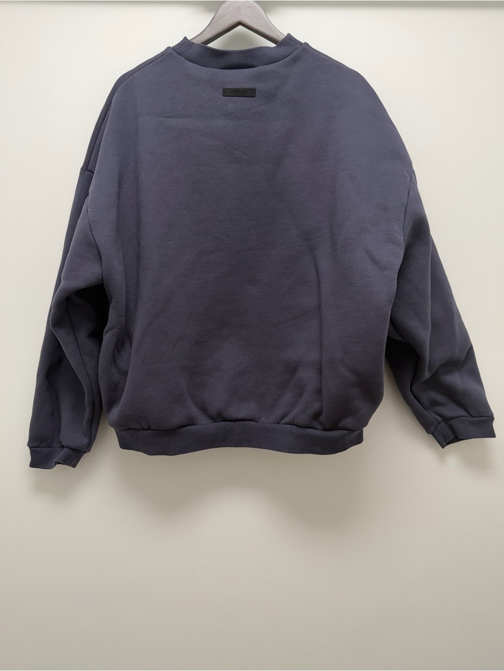 Fear Of God Essentials Marine University Fleece Crewneck Sweatshirt Size Medium - Picture 5 of 12